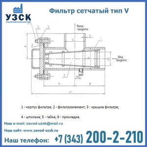 Фильтр сетчатый ФС по Т-ММ-11-2003 в Улан-Удэ